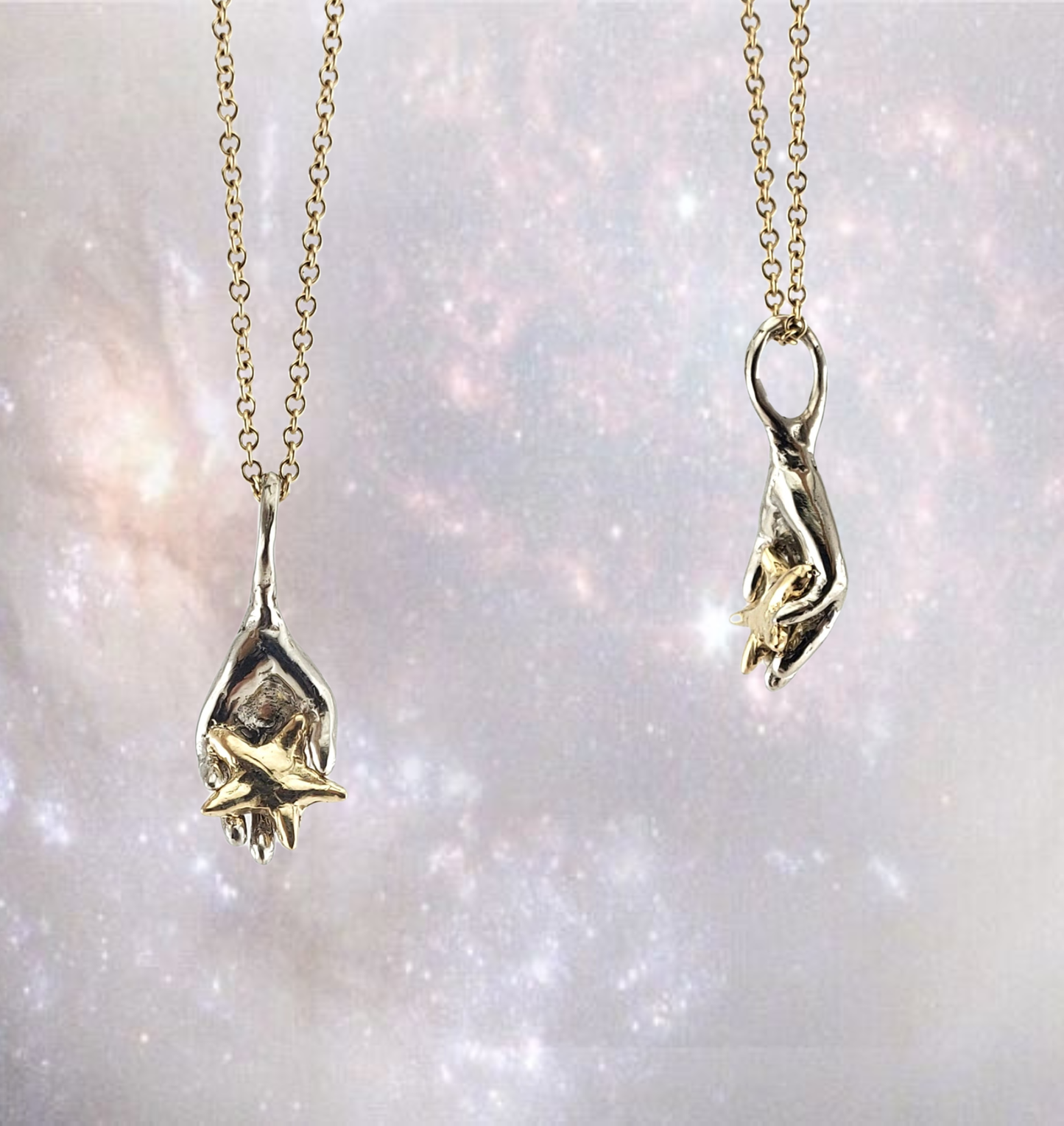 ‘Hand in the Stars’ Pendant